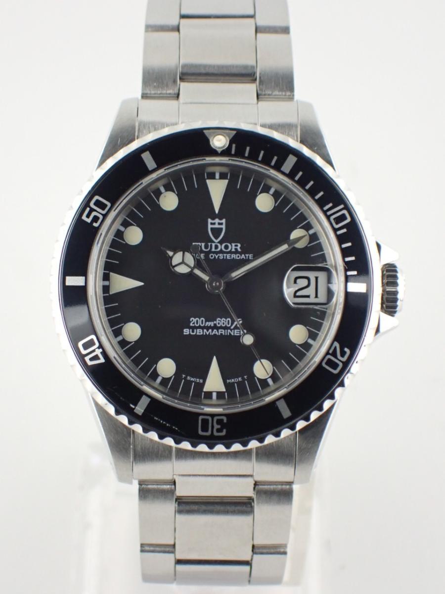 チューダー サブマリーナ 75090 ブラック 36mm径、メンズ(AB※傷多い、ブレスよれあり)