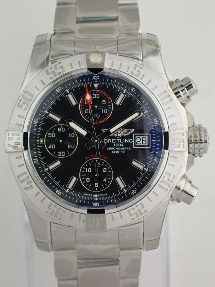 ブライトリング アベンジャー A1338111 ブラック クロノグラフ、ブラック、メンズ(AAA※未使用、保管品)