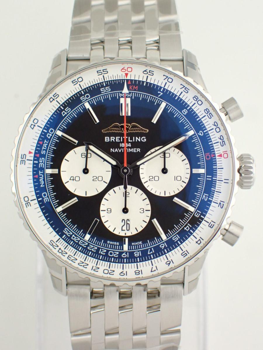 ブライトリング ナビタイマー AB0137211B1A1 ブラック クロノグラフ、ブラック、メンズ(NS※新品)
