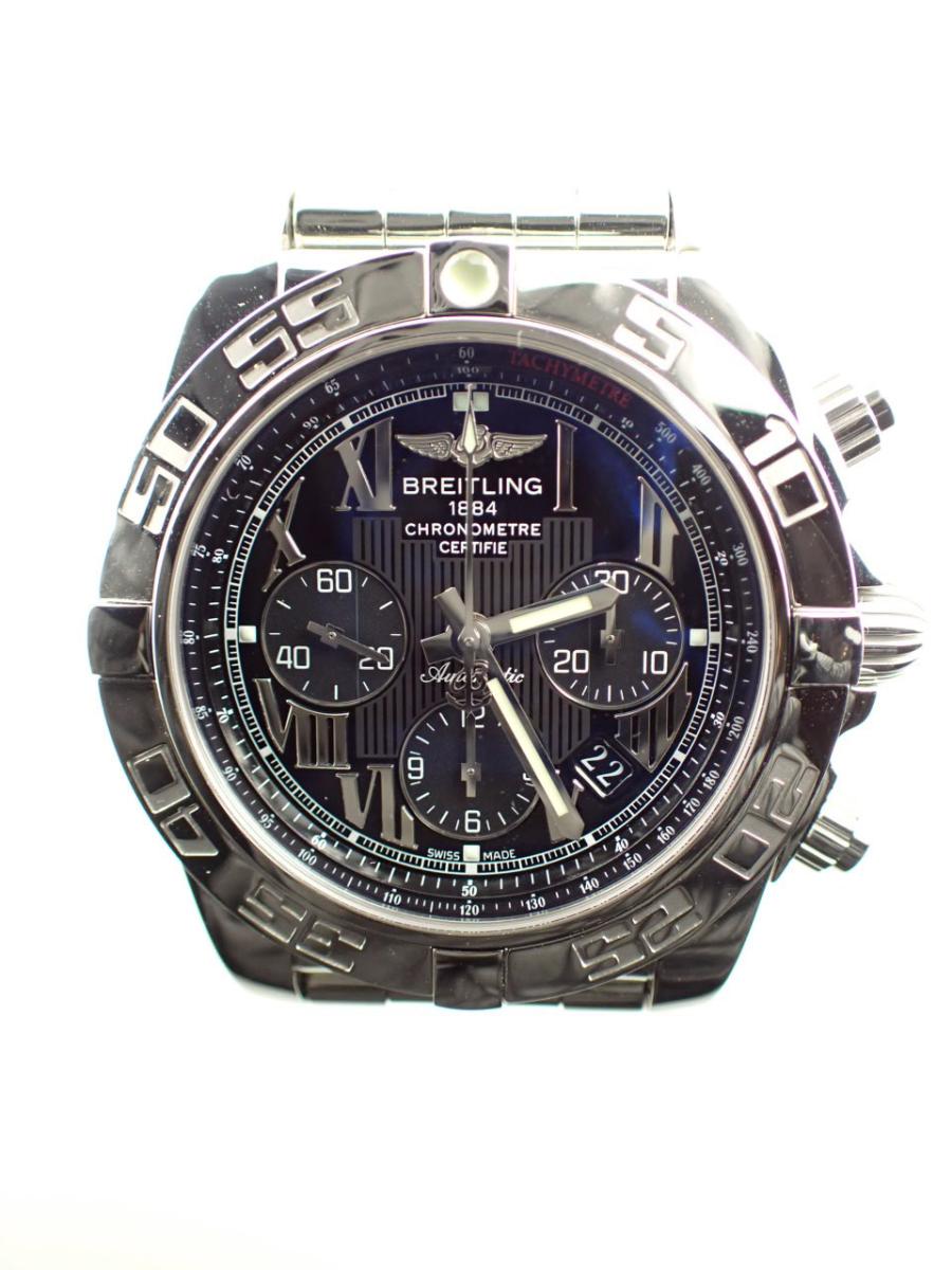 ブライトリング クロノマット AB0110 ブラック Ref.A011B56PA 44mm径、メンズ(AA※中古美品)