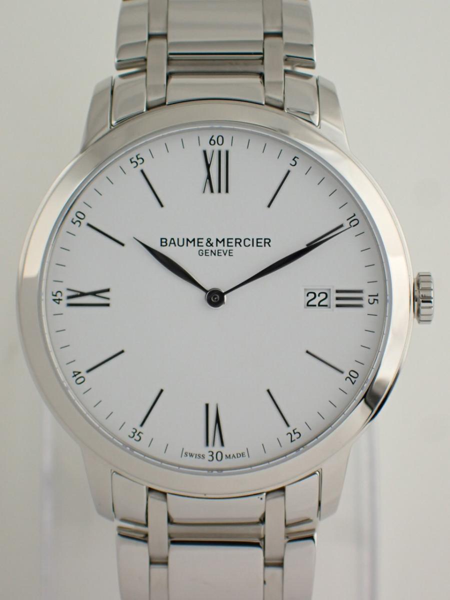 ボーム＆メルシェ クラシマ M0A10354 ホワイト 40mm、デイト、メンズ(NS※新品)