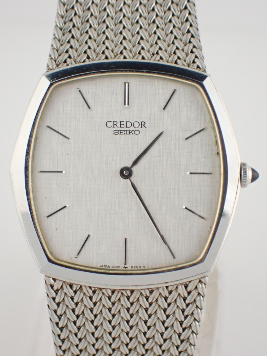 クレドール アンティーク 5930-5390 シルバー メンズ(A※傷あり中古)