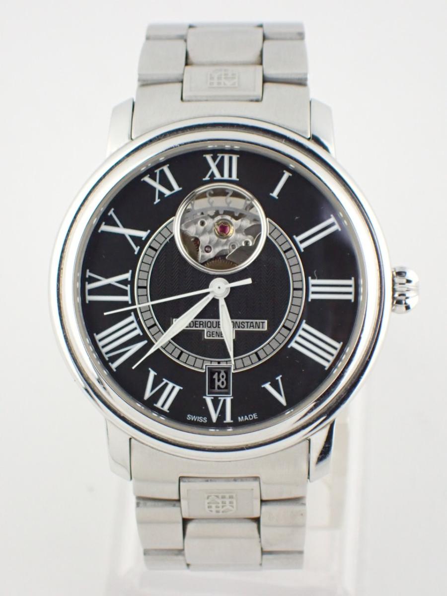 フレデリックコンスタント ハートビート FC-315BS3P6B ブラック 38mm径、メンズ(AB※傷多い)