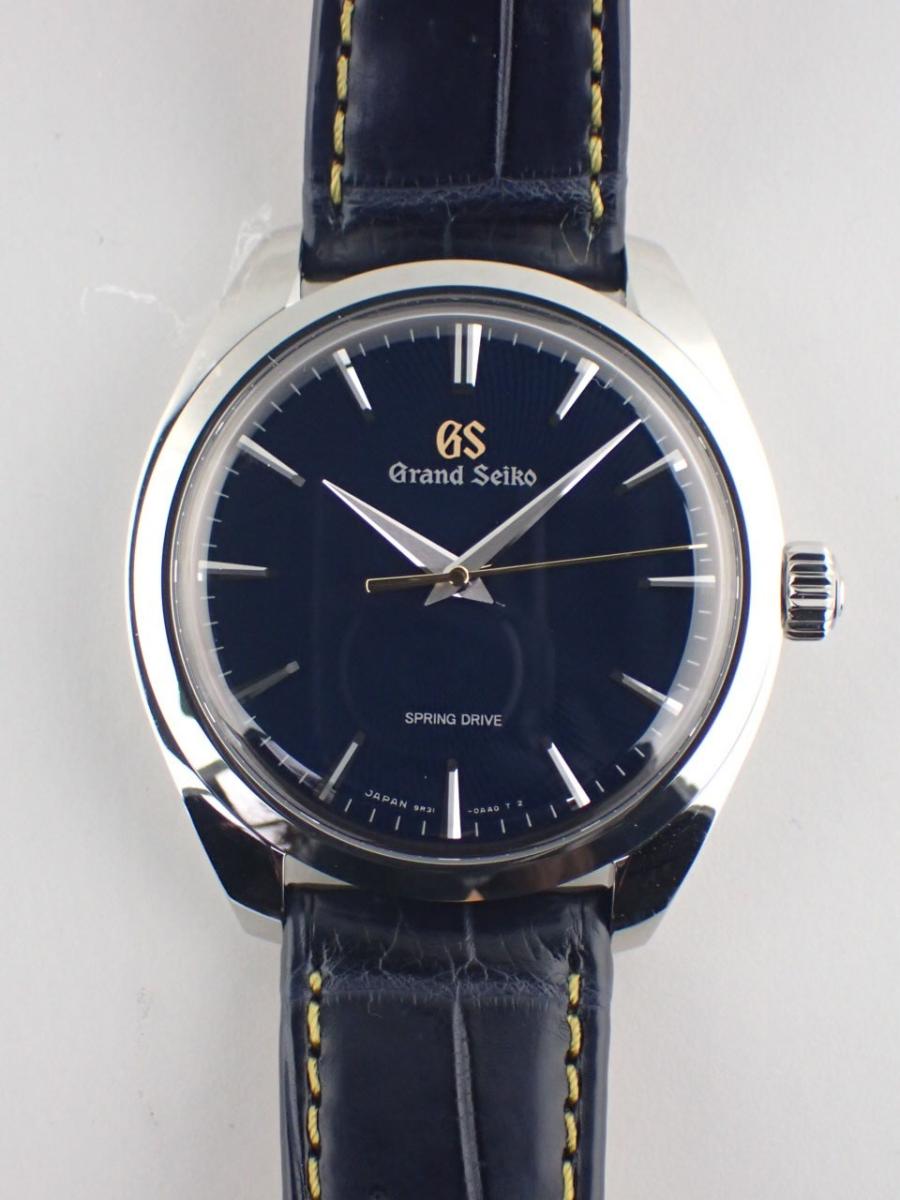 グランドセイコー スプリングドライブ SBGY017G ブルー 38mm径、メンズ、海外限定モデル(AAA※ほぼ未使用)