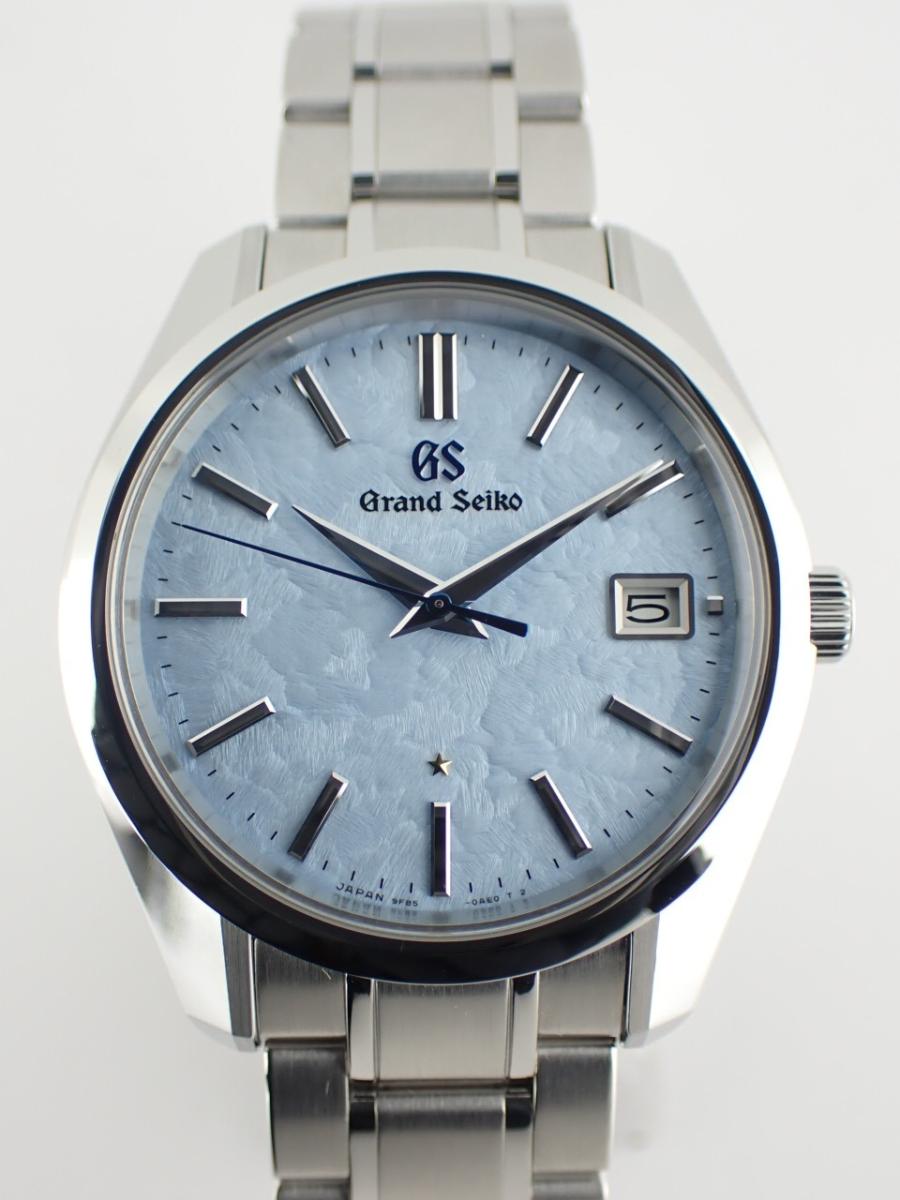 グランドセイコー 9Fクォーツ SBGP017 アイスブルー 40mm径、メンズ、数量限定モデル(AA※きれいな中古)