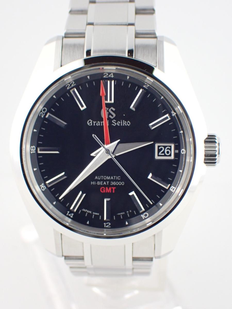 グランドセイコー メカニカルハイビート SBGJ203 ブラック 40mm径、メンズ(AA※きれいな中古)