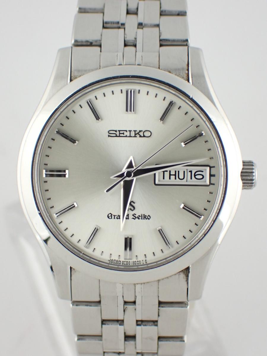 グランドセイコー 9Fクォーツ SBGT015 シルバー 37mm径、メンズ(AB※傷多い、不動)