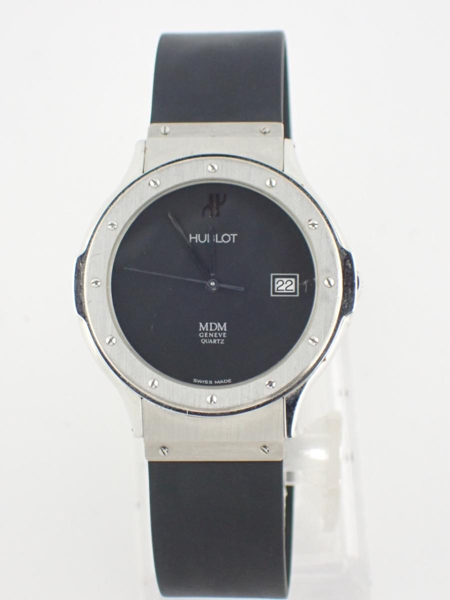 ウブロ クラシック 1521.1 ブラック 30mm径、メンズ(A※傷あり中古)