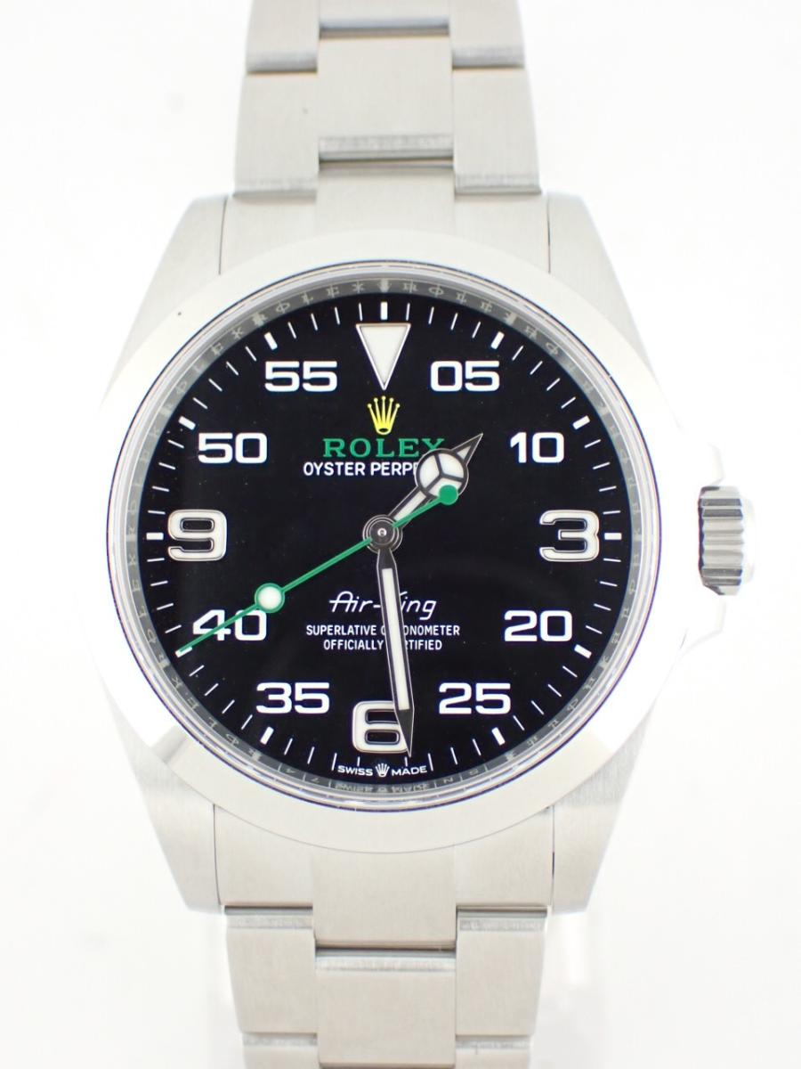 ロレックス エアキング 126900 ブラック 40mm径、メンズ(AA※中古美品)
