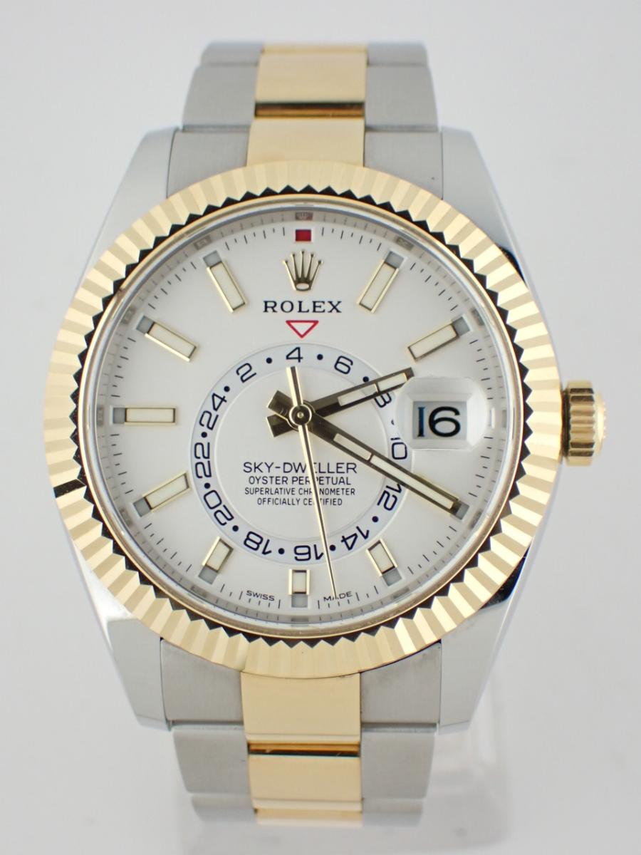 ロレックス スカイドゥエラー 326933 ホワイト 42mm径、メンズ(AA※中古小傷あり)
