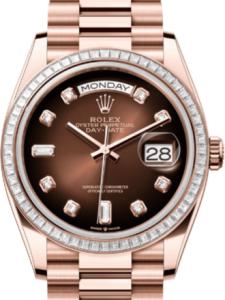 ロレックス デイデイト 128395tbr-0004 新品未使用 内箱 外箱 保証書