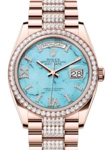 ロレックス デイデイト 128345rbr-0065 新品未使用 内箱 外箱 保証書