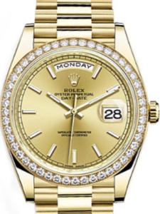 ロレックス デイデイト 228348rbr-0008 新品未使用 内箱 外箱 保証書