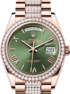 ロレックス デイデイト 128345rbr-0086 新品未使用 内箱 外箱 保証書