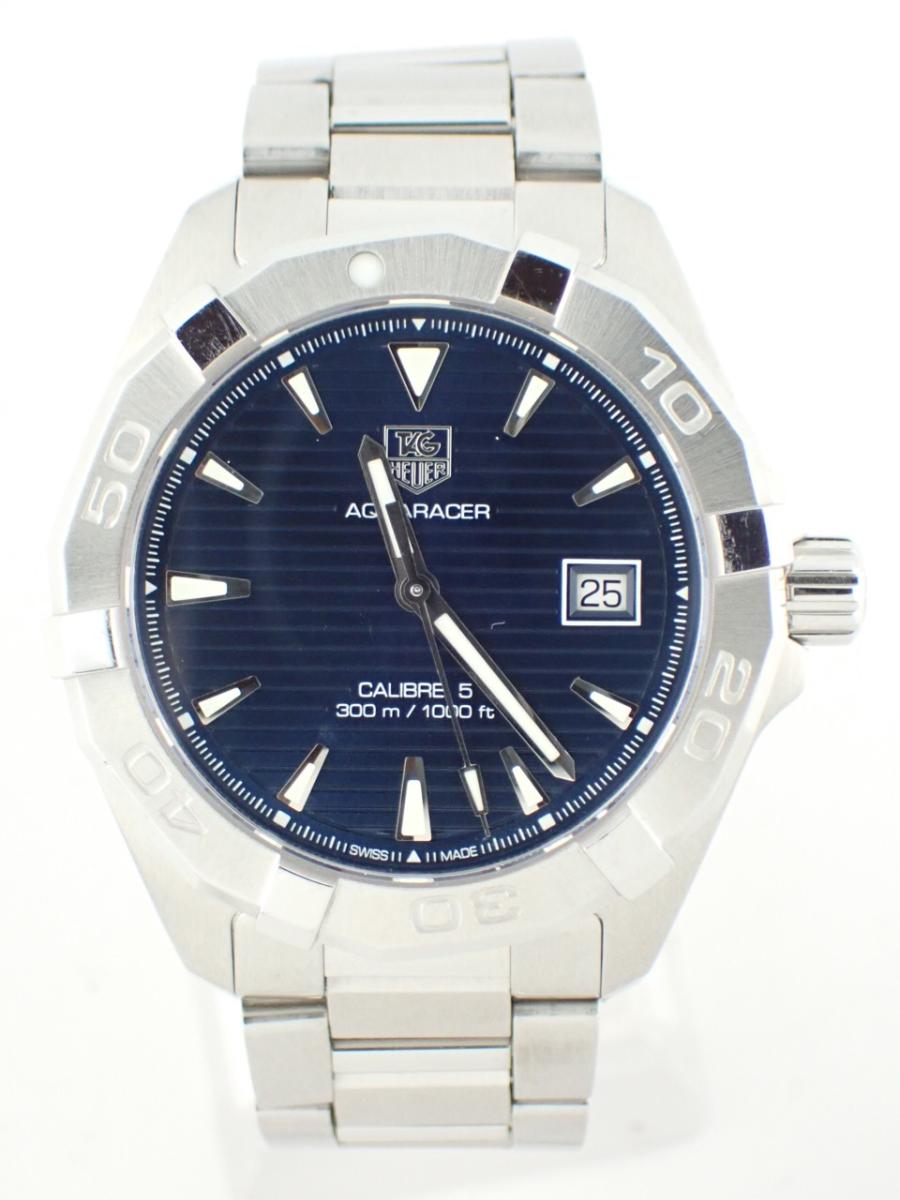 タグホイヤー アクアレーサー WAY2112.BA0910 ブルー 40mm径、メンズ(AA※中古美品)