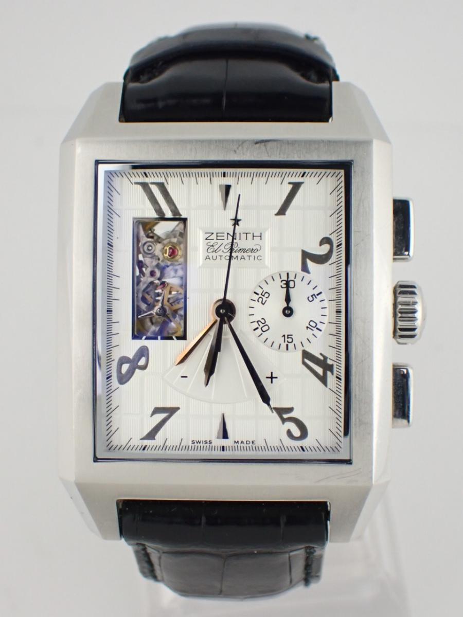 ゼニス ポートロワイヤル 03.0550.4021/01 シルバー 40mm幅、メンズ(B※全体傷)