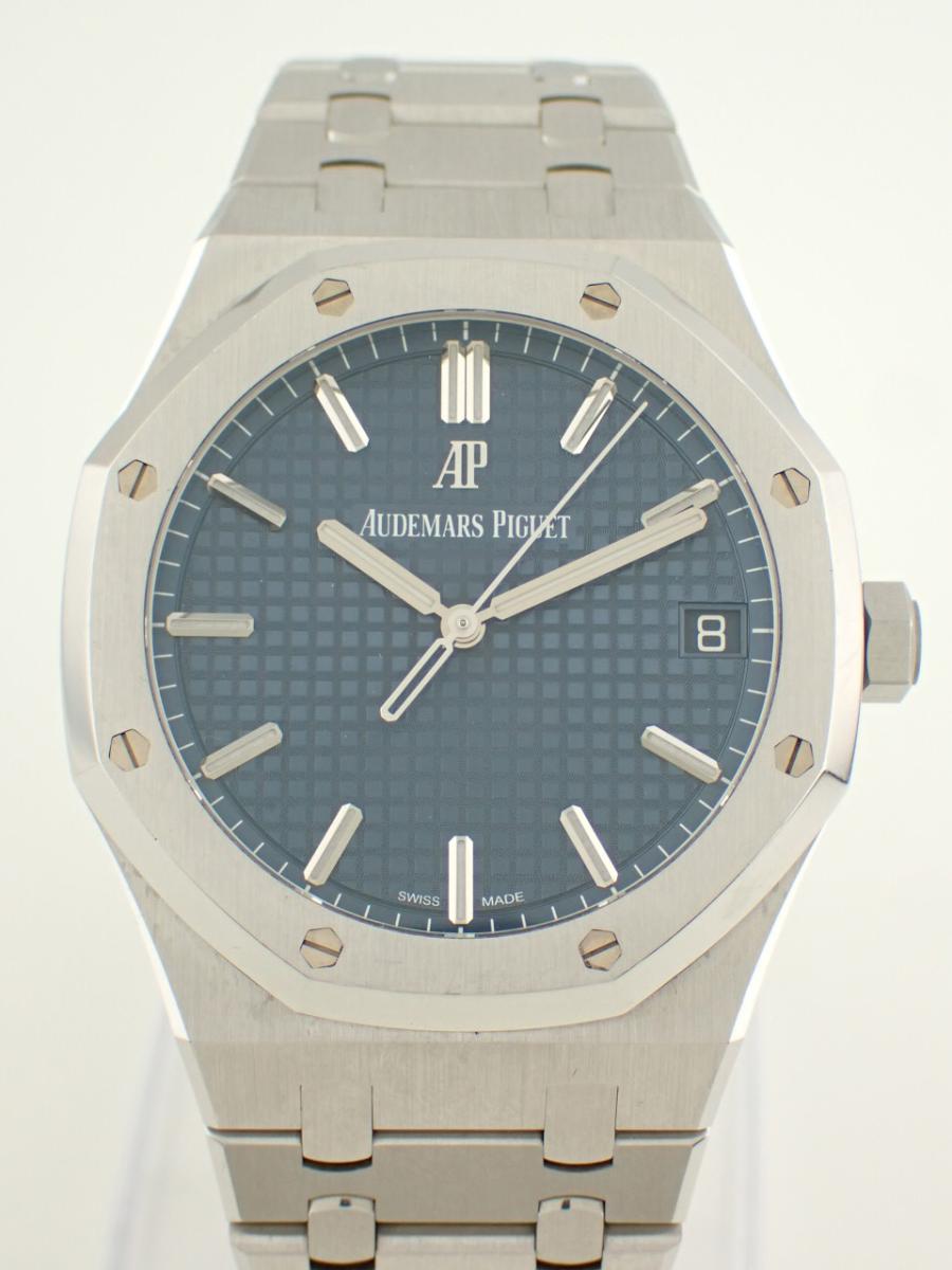 オーデマピゲ ロイヤルオーク 15500ST-OO-1220ST-01 ブルー 2019年新作、ブティック限定モデル(A※中古)