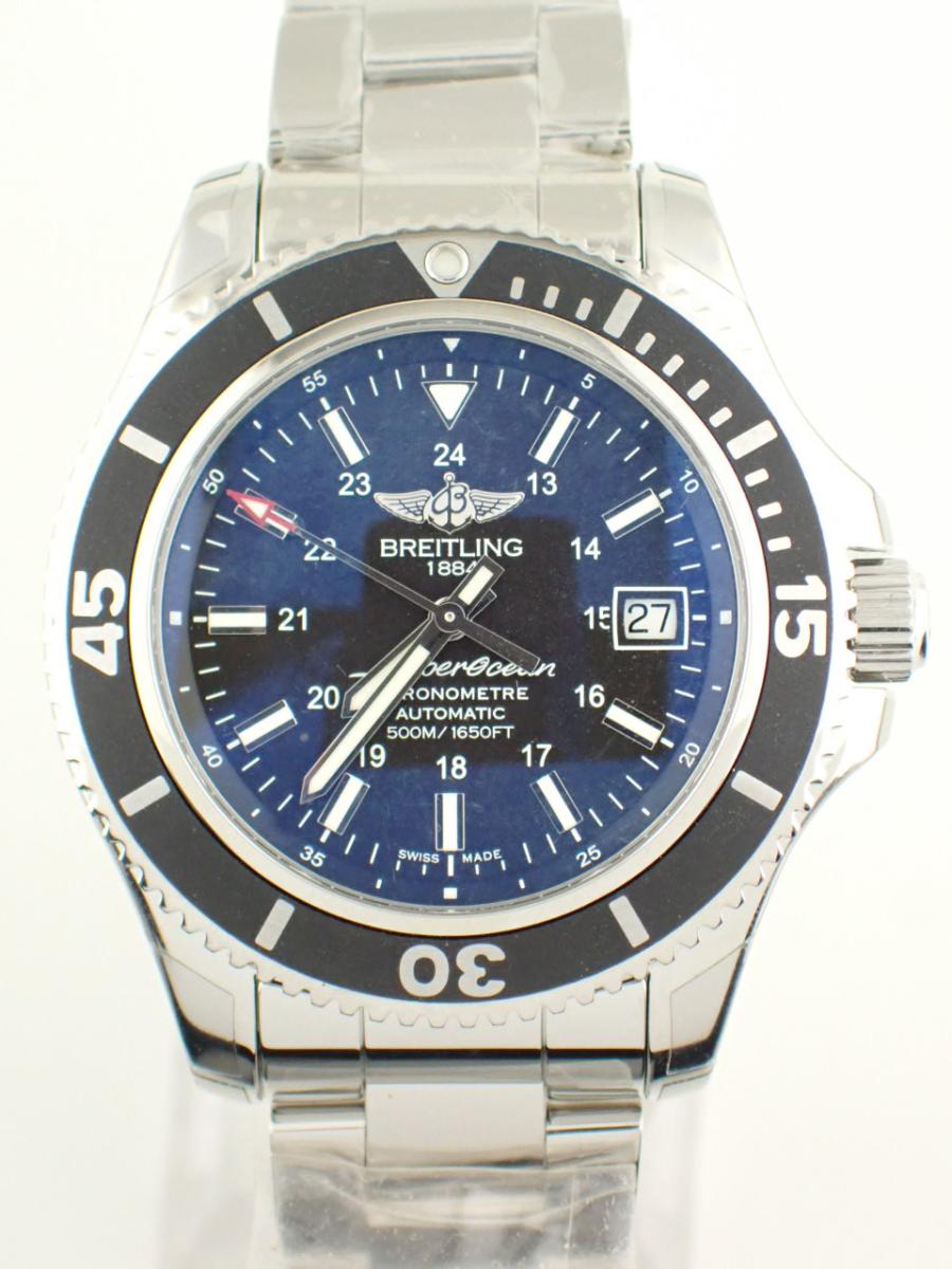 ブライトリング スーパーオーシャン A17365 ブラック Ref.A17365C9/BF71 42mm径、メンズ、日本限定モデル(AA※中古美品)