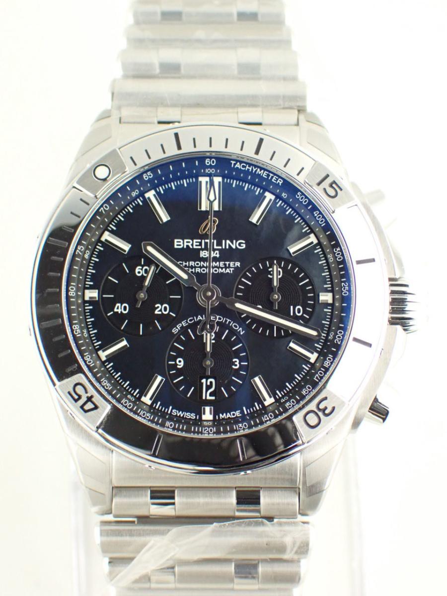 ブライトリング クロノマット AB0134101B3A1 ブラックマザーオブパール B01 42 ジャパン エディション メンズ　42mm　キャリバー.B01　シースルーバック(NS)