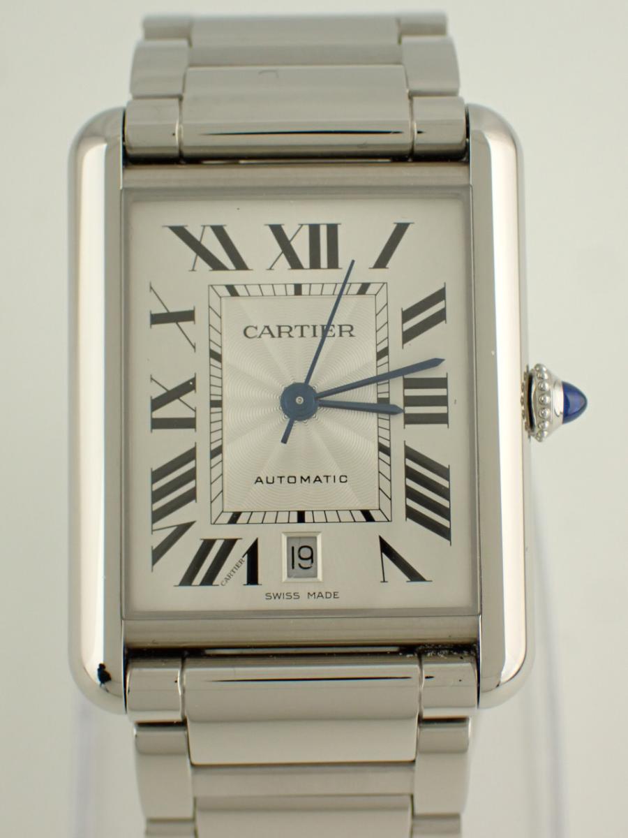 カルティエ タンク WSTA0053 シルバー 31mm×41mm、XL、ステンレスストラップ(A※中古)