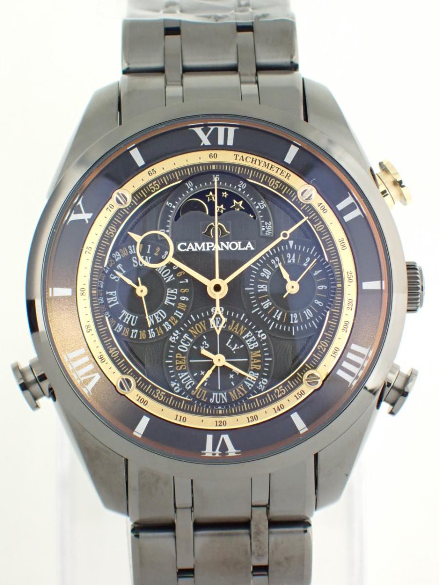 カンパノラ コンプリケーション AH4084-51E ブラック パーペチュアルカレンダー、ムーンフェイズ、限定(NS※新品)