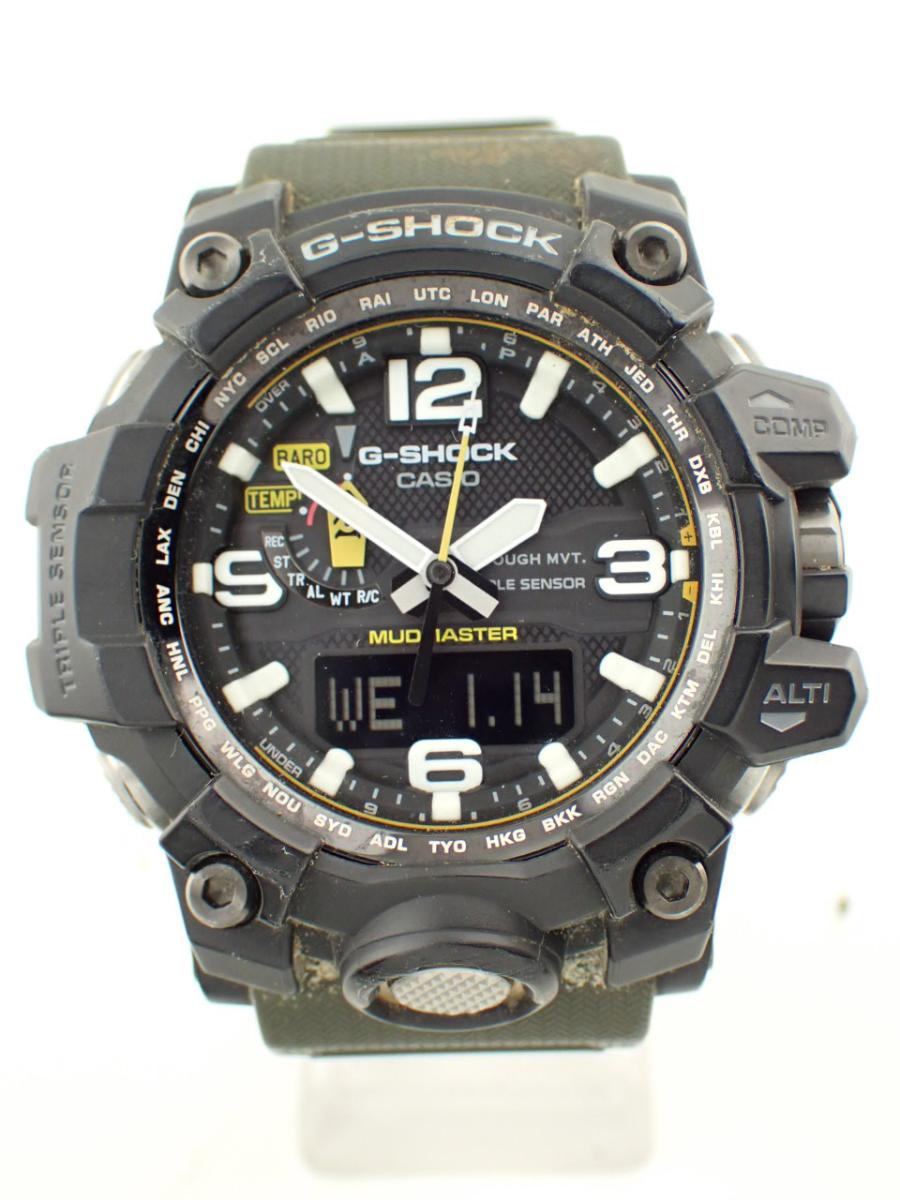 カシオ G-SHOCK GWG-1000-1A3JF ブラック 樹脂、極太針、ブラック(A※中古)
