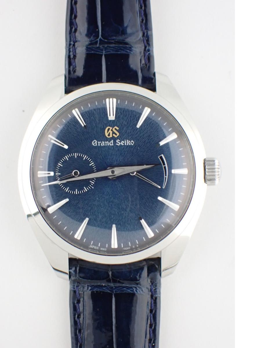 グランドセイコー エレガンスコレクション SBGK005 ブルー 39mm径、メンズ、数量限定モデル(A※傷あり中古、美品)