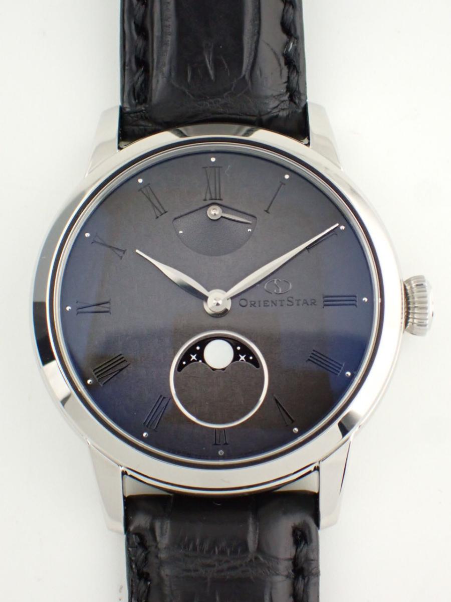 オリエント オリエントスター RK-BW0002N グレーグラデーション M45 F8 メカニカルムーンフェイズ ハンドワインディング 限定モデル メンズ　39.5mm　シースルーバック　キャリバーF8A62　クロコダイヤルベルト(新品未使用)