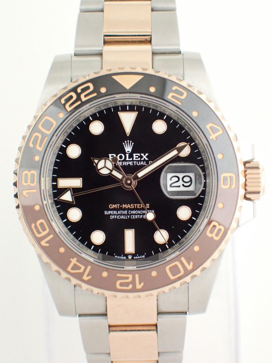 ロレックス GMTマスター2 126711CHNR ブラック 40mm径、メンズ(AA※中古美品)