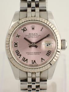 ロレックス デイトジャスト 179174 A※中古 内箱、外箱、保証書、コマ