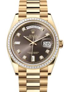 ロレックス デイデイト 128398tbr-0006 新品未使用 内箱 外箱 保証書