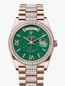 ロレックス デイデイト 128345rbr-0069 新品未使用 内箱 外箱 保証書