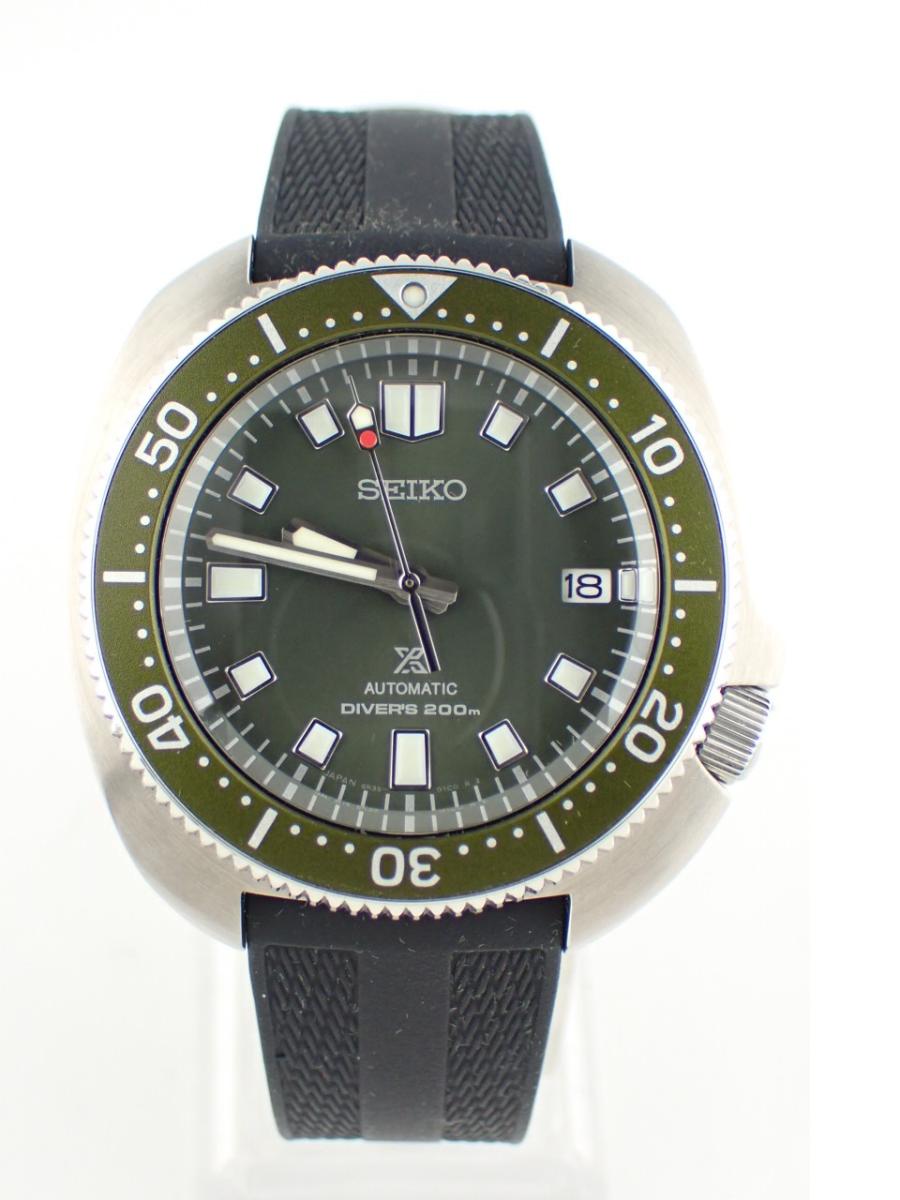 セイコー プロスペックス SBDC111 グリーン 42mm径、メンズ(AA※中古美品)