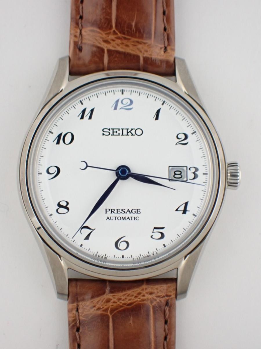 セイコー プレザージュ SARA017 ホワイト 39mm径、メンズ(N※新品)