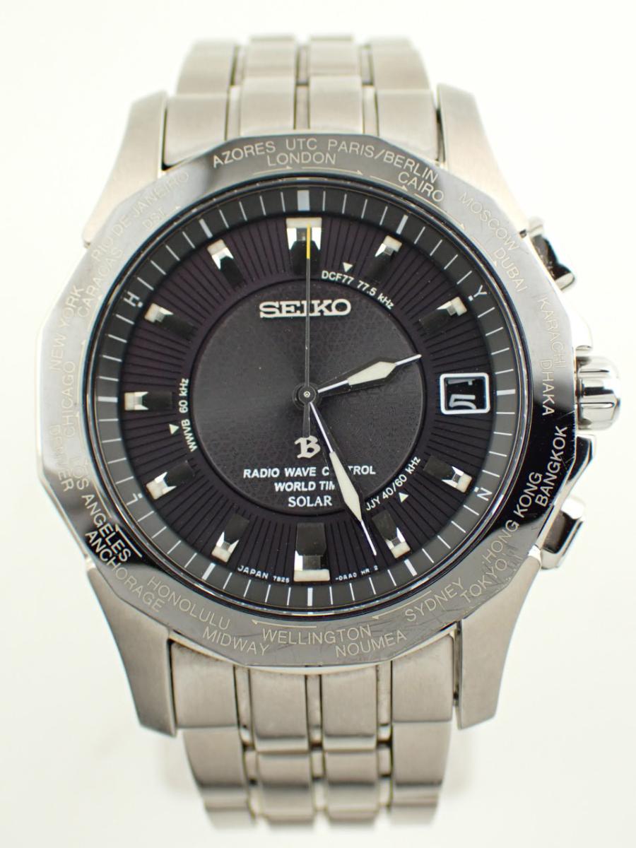セイコー ブライツ SAGZ007 ブラック チタン、デイト、ブラック(A※中古)