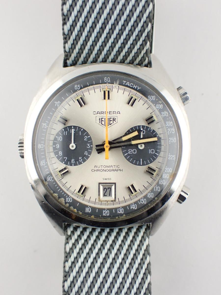 タグホイヤー カレラ 1153 シルバー系 1970年ごろ(AB※傷多い)