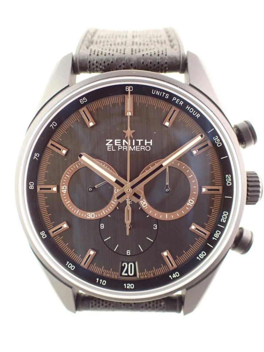 ゼニス クロノマスター 24.2042.400/27.R799 グレー系 42mm径、メンズ、数量限定モデル(AA※中古美品)