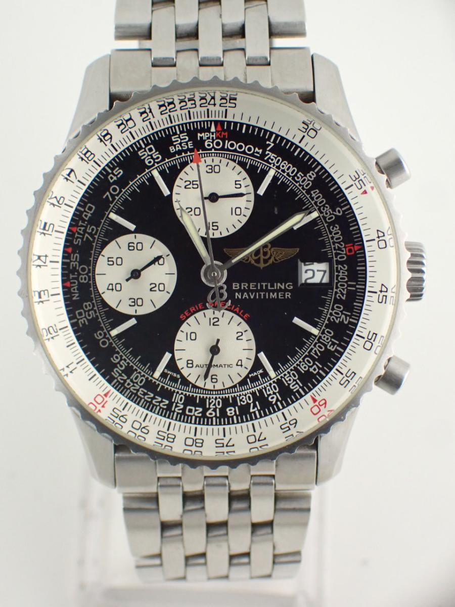 ブライトリング ナビタイマー A153BFTNP ブラック 42mm、クロノグラフ、デイト(A※中古)