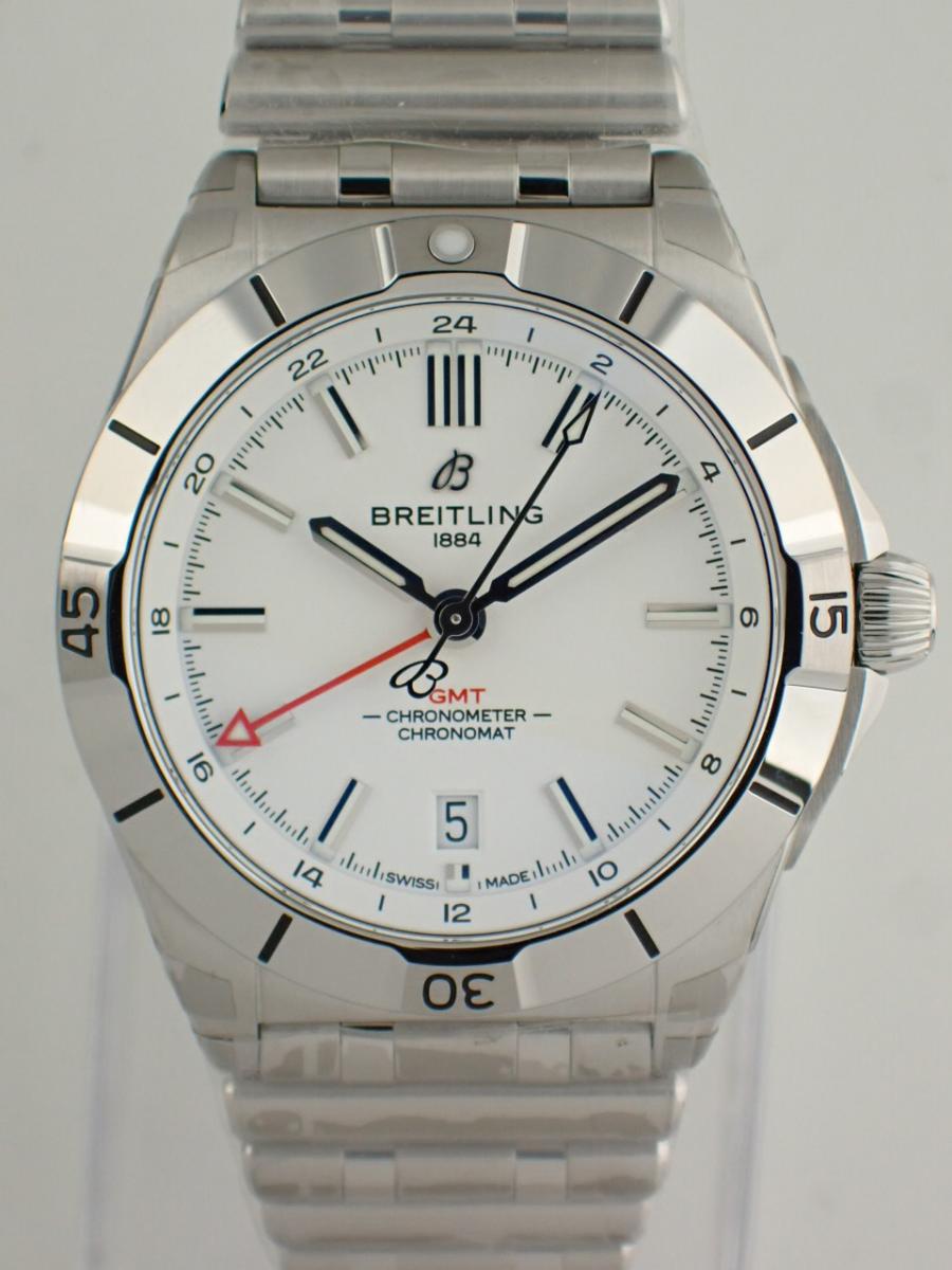 ブライトリング クロノマット A32398101A1A1 ホワイト 40mm径、メンズ(NS※新品)