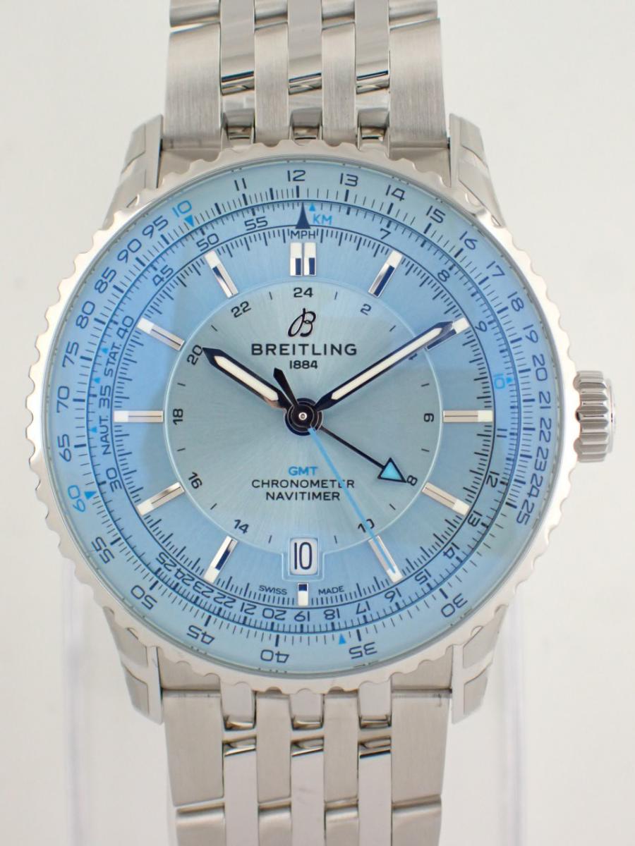 ブライトリング ナビタイマー A32310171C1A1 アイスブルー 41mm径、メンズ(NS※新品)