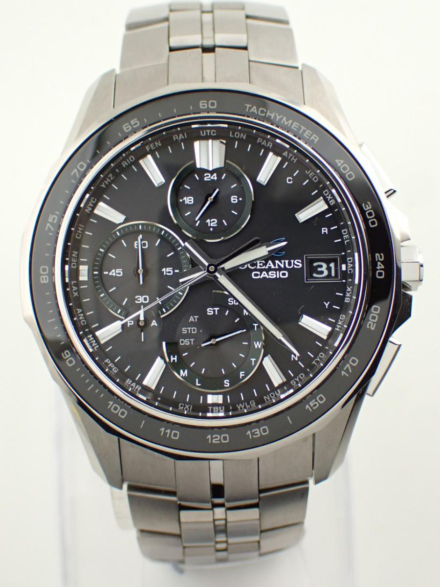 カシオ オシアナス OCW-S7000-1A2JF ブラック 42mm径、メンズ(AA※中古美品)