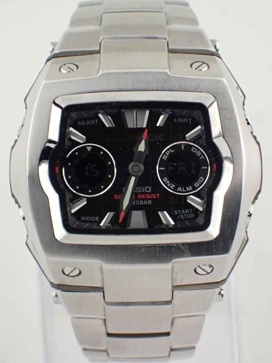 カシオ G-SHOCK G-011D-1AJF ブラック フルメタル、メンズ、51×43mm(A※中古)