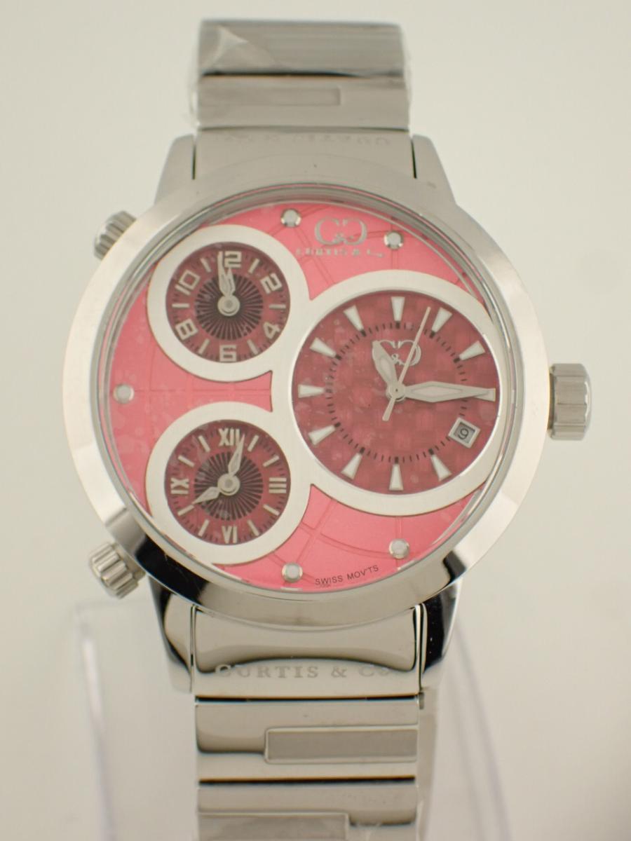 カーティス ビッグタイムワールド SUW42PK-S ピンク 42mm、リミテッドエディション、数量限定(A※中古)