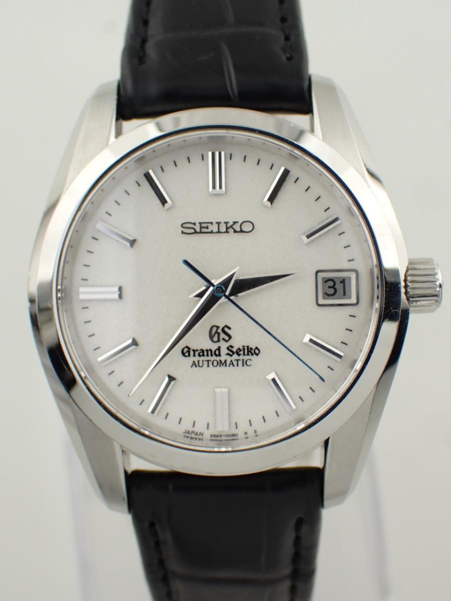 グランドセイコー メカニカルハイビート SBGR087 ホワイト 37mm、デイト、メンズ(A※中古)