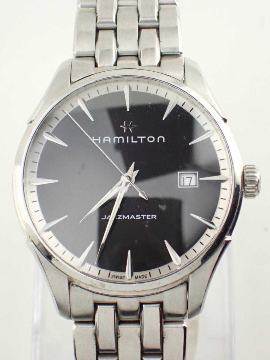 ハミルトン ジャズマスター H324510 ブラック 40mm、デイト、メンズ(A※中古)