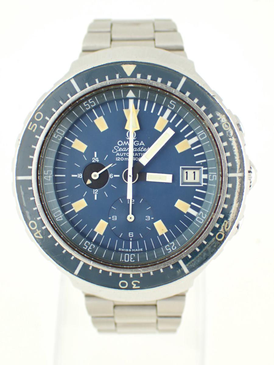 オメガ シーマスター 176.004 ブルー 41mm、ビッグブルー、クロノグラフ(A※中古)