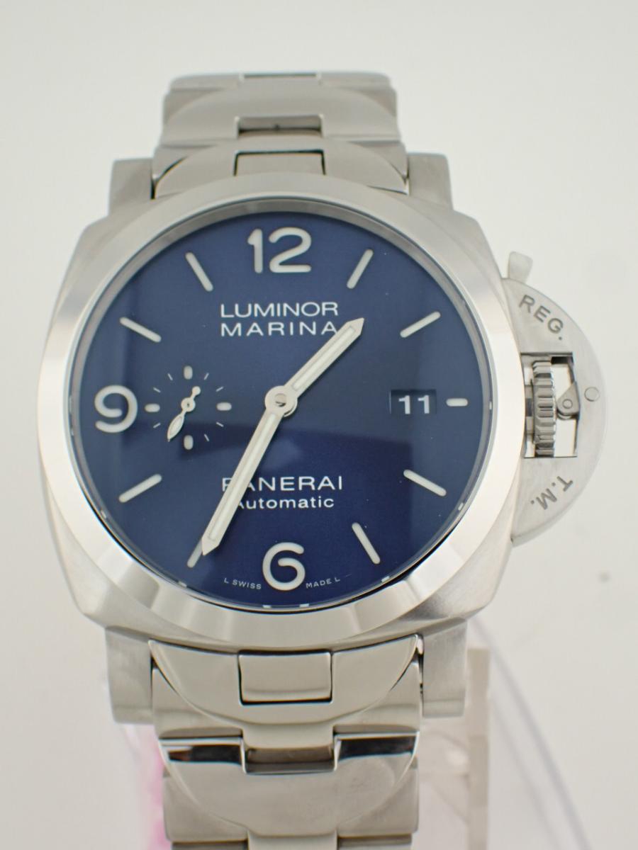 パネライ ルミノール PAM01316 ブルー ブルー、スモールセコンド、デイト(A※中古)