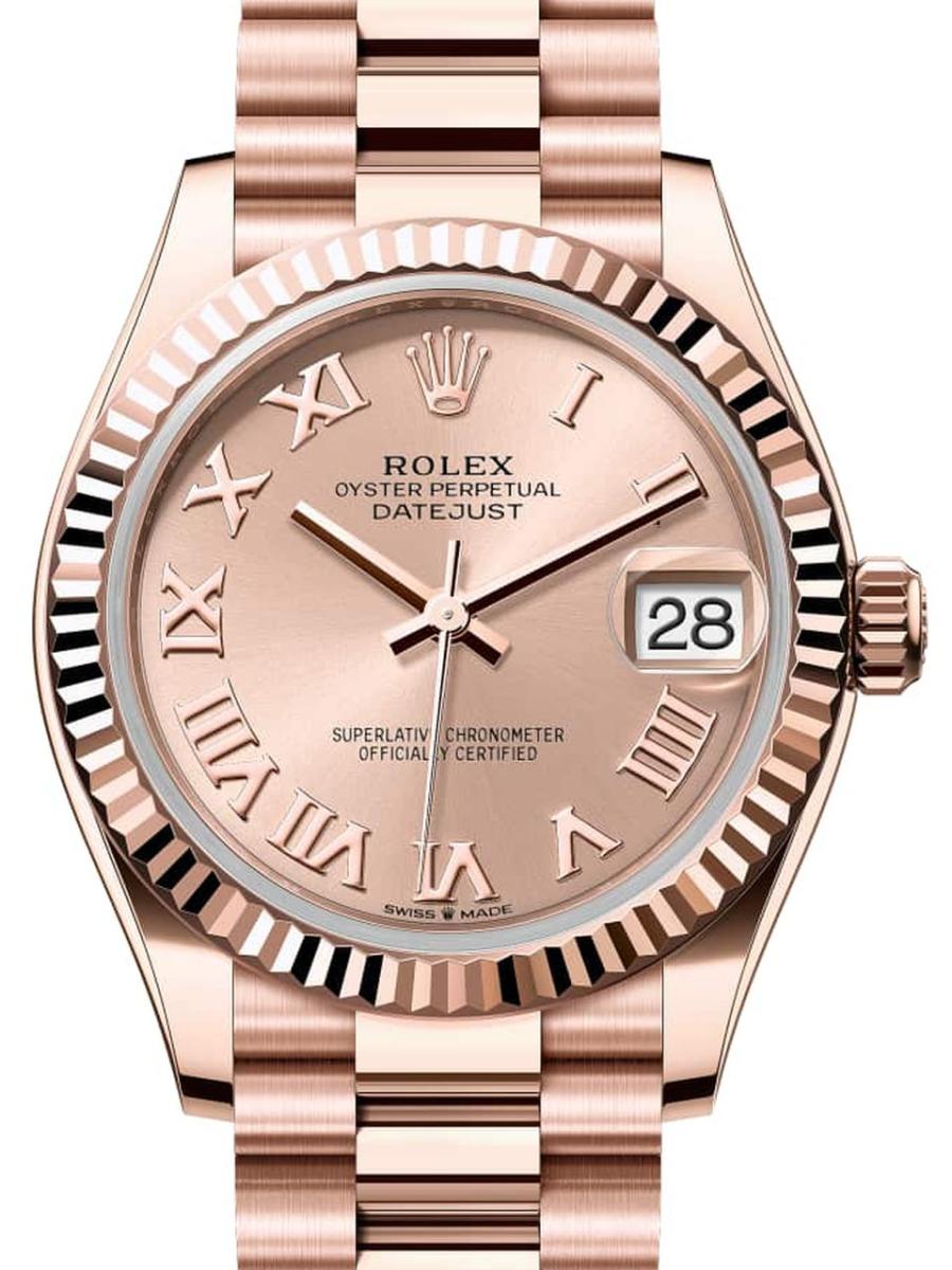 ロレックス デイトジャスト 278275-0035 ロゼ オイスター、31 mm、エバーローズゴールド 278275 レディース　31ｍｍ　キャリバー 2236　パワーリザーブ 約55時間　オイスターブレス(新品未使用)