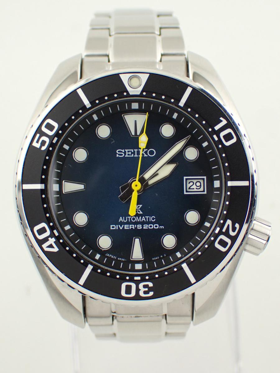 セイコー プロスペックス SBDC099 ブルー 45mm、200m防水、メンズ(A※中古)