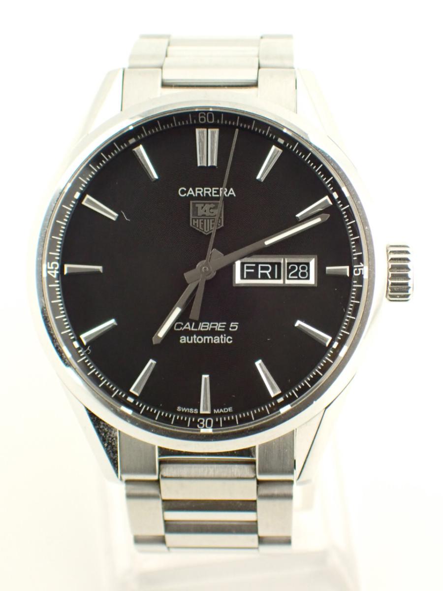 タグホイヤー カレラ WAR201A.BA0723 ブラック 41mm、デイデイト、メンズ(A※中古)
